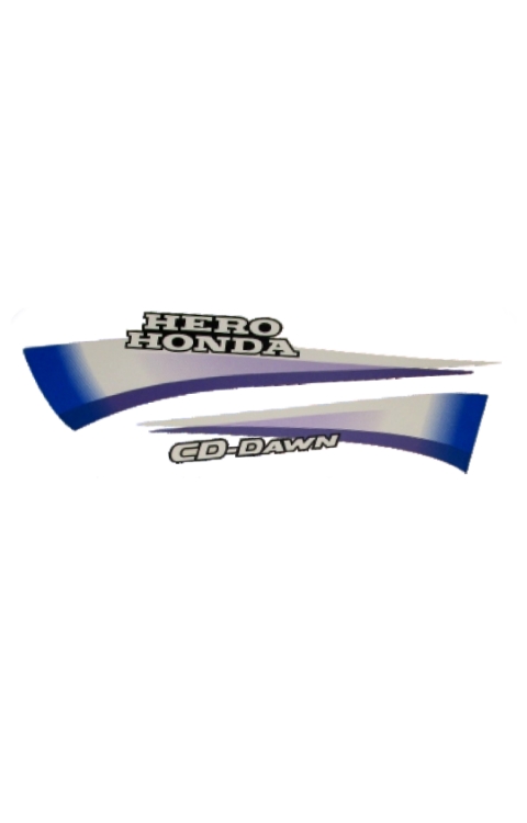 Hero Honda CD Dawn Original Graphics | Hero Honda CD Down Original Sticker