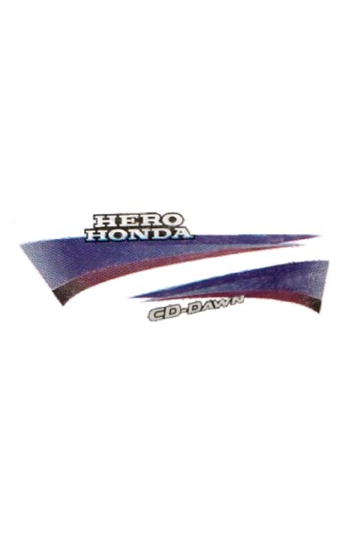 Hero Honda CD Dawn Graphics | Hero Honda CD Down Sticker