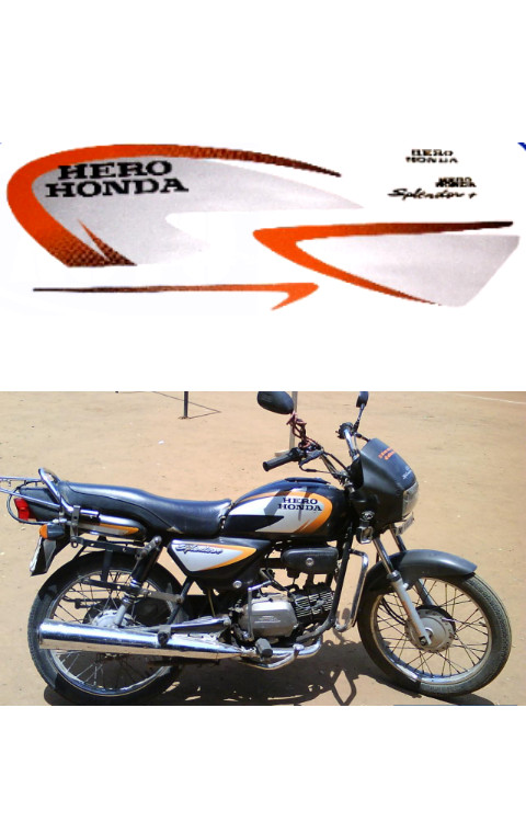 Hero Honda Splendor Plus Original Graphics | Hero Honda Splendor Plus Original Sticker