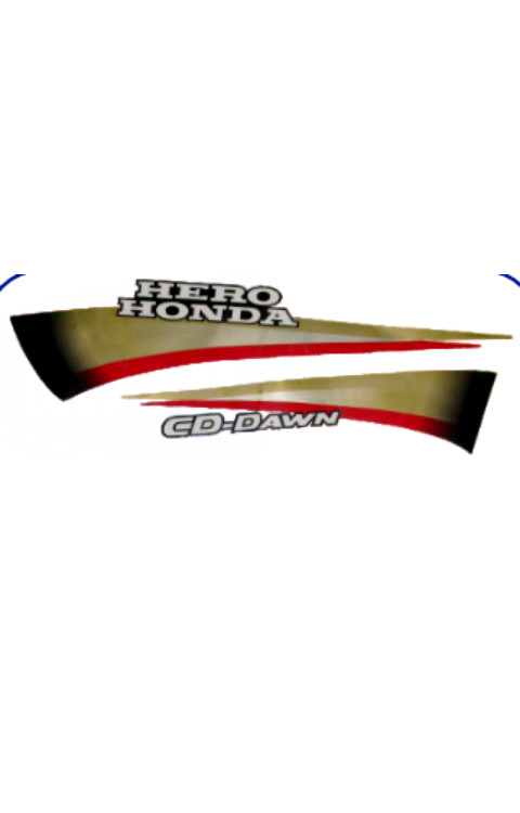 Hero Honda CD Dawn Original Kit | Hero Honda CD Dawn Sticker Kit