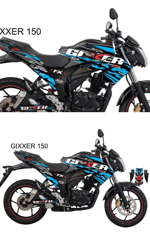 Gixxer 150 Full Graphics | Gixxer 150 Full Sticker