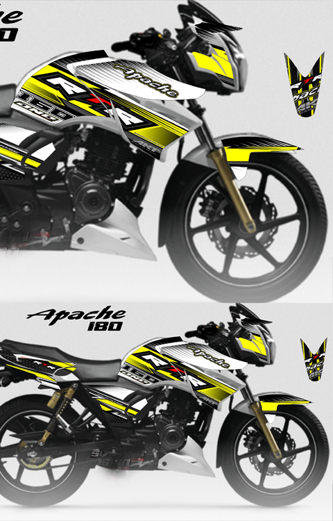 Tvs Victor Graphics Tvs Victor Sticker Kit