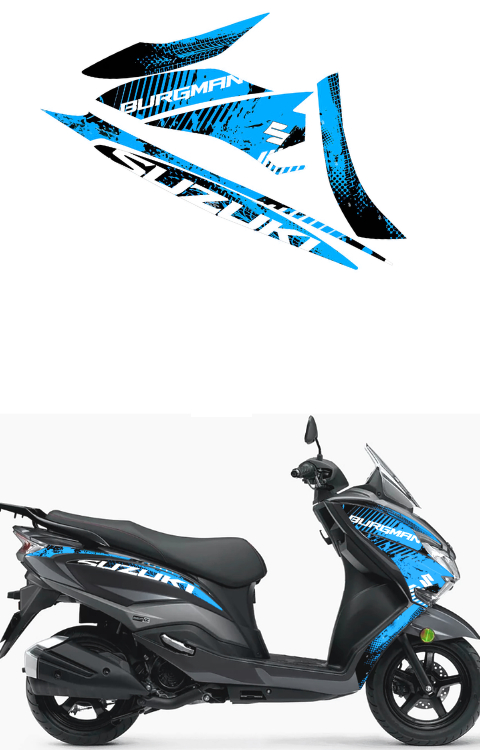 Suzuki Burgman Sticker | Burgman 125 Graphics