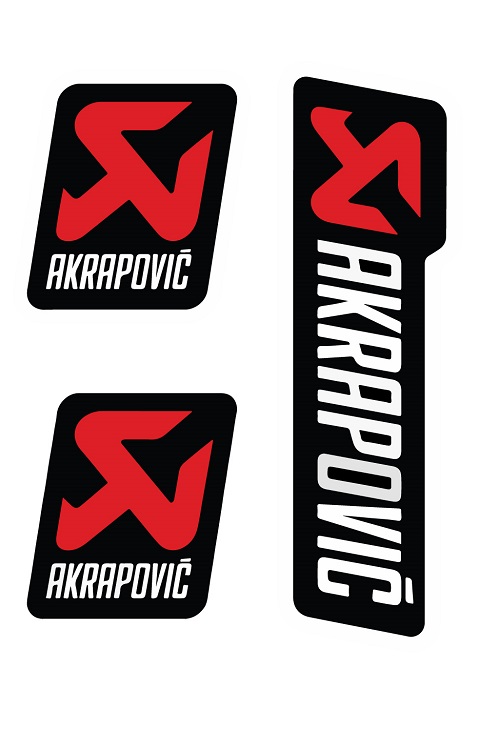 Akrapovic Logo Sticker | Akrapovic Rubber Sticker