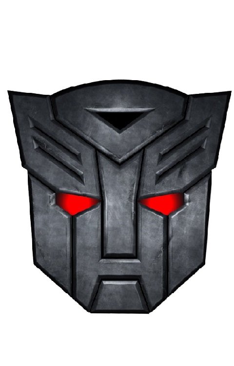 Transformer Logo Sticker | Transformer Rubber Sticker