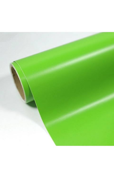 Matte Chlorosent Vinyl paper Green High Quality Size 100cm ( 1sqr ft.)