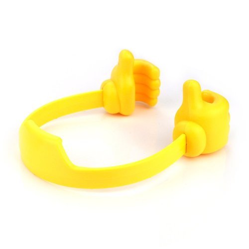 Thumbs Up Mobile Stand Yellow Color