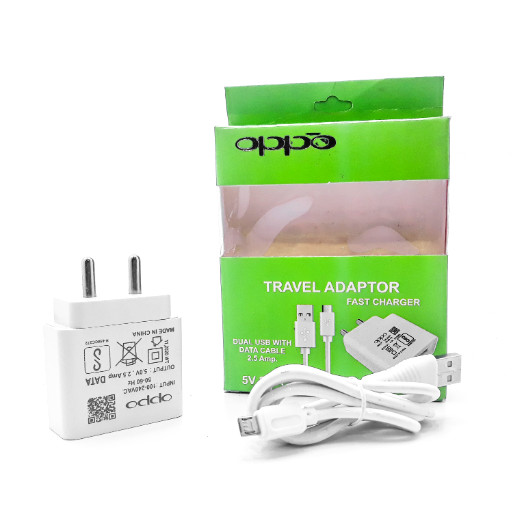 Oppo Charger 2.4A With Dual Port