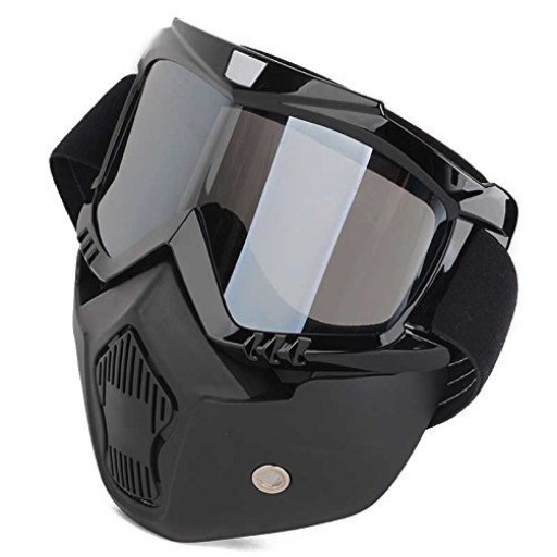 Biker Face Shield | Biker Face Mask With Glasses