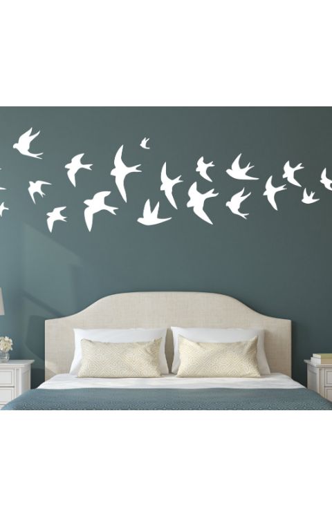 Birds Wall Stickers 180cm x 80cm - The stickers