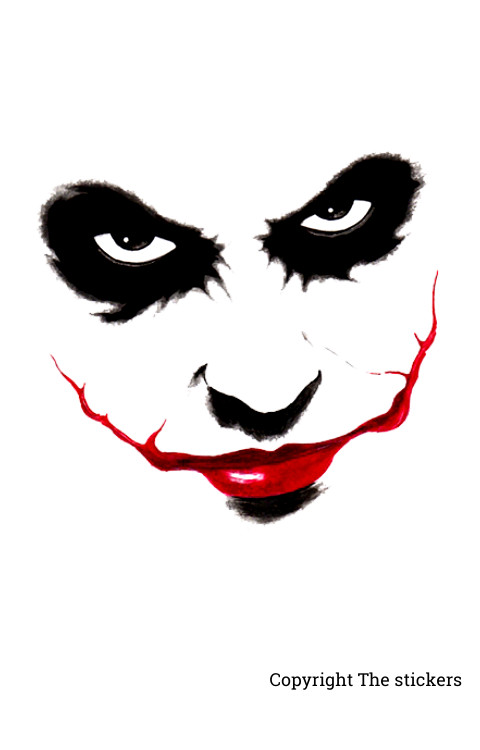joker mask stickers,stickers,the stickers,Joker,Joker  stickers,bike stickers,mahakal bike stickers,mobile stickers