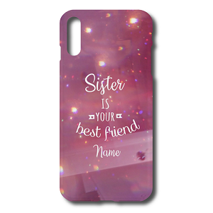 Sister is your best friend text phonecase
