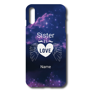 Sister is love text phonecase