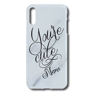 you are cute name text phonecase