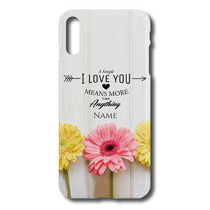 I love you means more than anything text phonecase