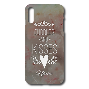 Cuddles and kisses text phonecase
